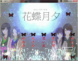 花蝶月夕